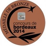 Médaille de Bronze Bordeaux 2014